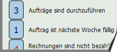 Mit dem Auftrags Modul planen Sie Ihre Tätigkeiten